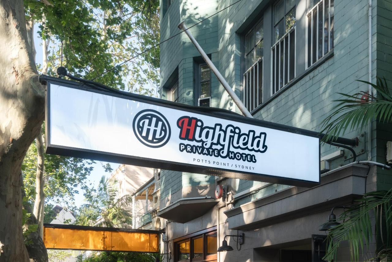 Highfield Private Hotel Sydney Exteriér fotografie